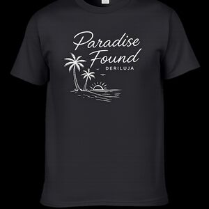 Black Paradise Found Women's Jersey Top